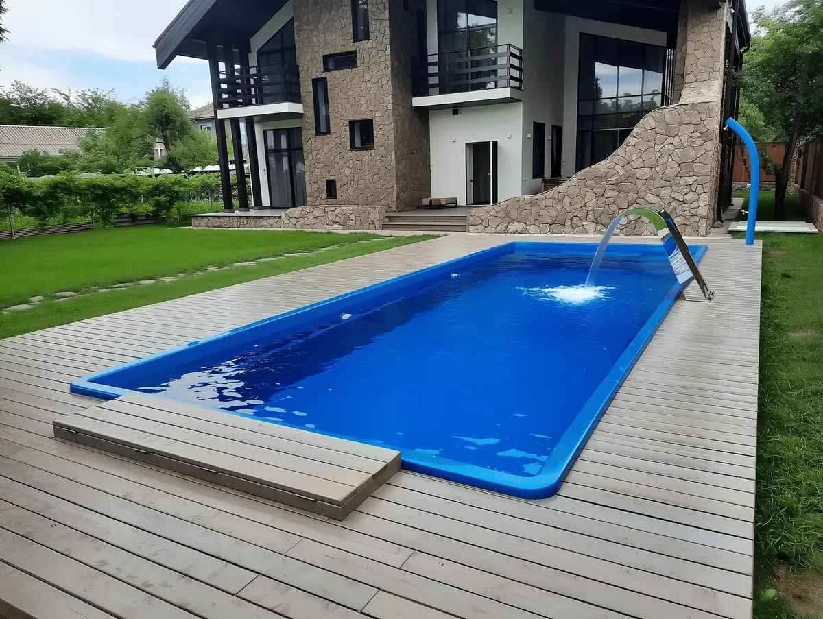 Композитный бассейн Laguna 9 — вид сверху в Мурманске