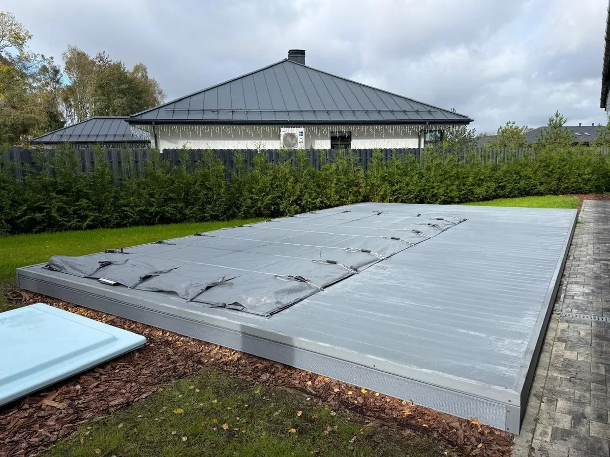 Покрывало Laguna Cover Mesh — установка в Мурманске