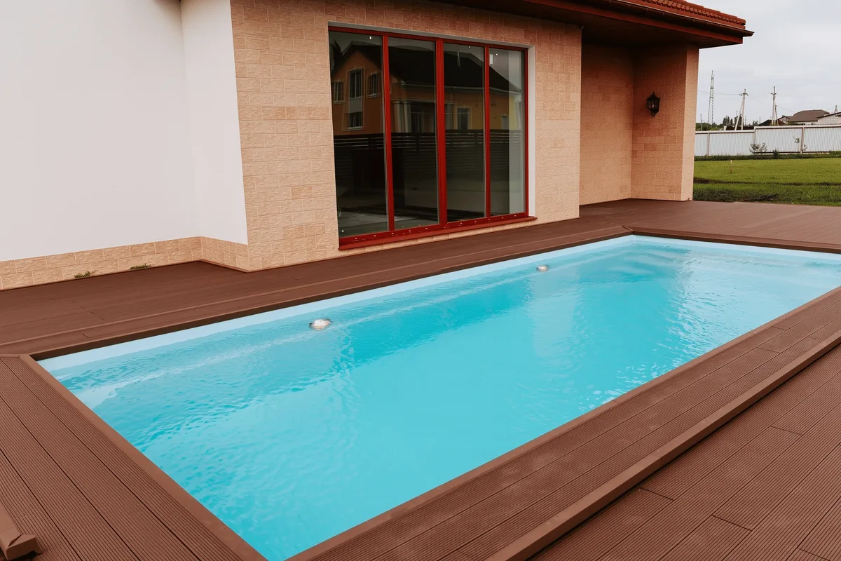 Композитный бассейн Laguna 8 — вид сверху в Мурманске